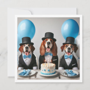 救済祝君の犬の誕生日 招待状