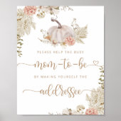 救済秋忙しお母さんの封筒 ポスター (正面)