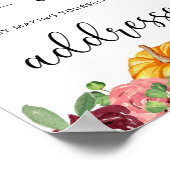 救済秋忙しお母さんの封筒 ポスター (角)