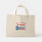 救済要。 ミニトートバッグ (裏面)