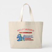 救済要。 ラージトートバッグ (裏面)