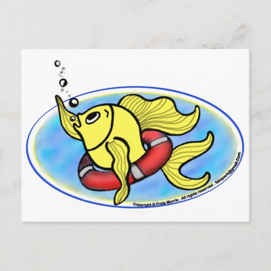 救済魚 ポストカード (正面)