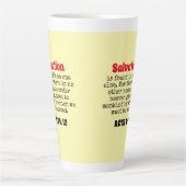 救済 カフェラテマグ (正面)