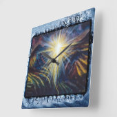 救済 スクエア壁時計 (傾斜)