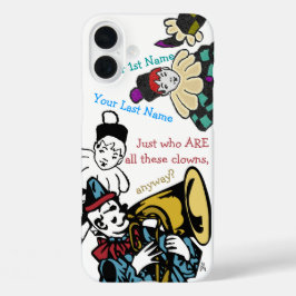 救済!私はピエロに囲まれる!-カスタマイズ iPhone 16 PLUSケース