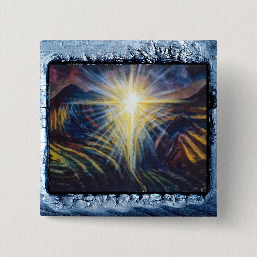 救済 缶バッジ (正面)