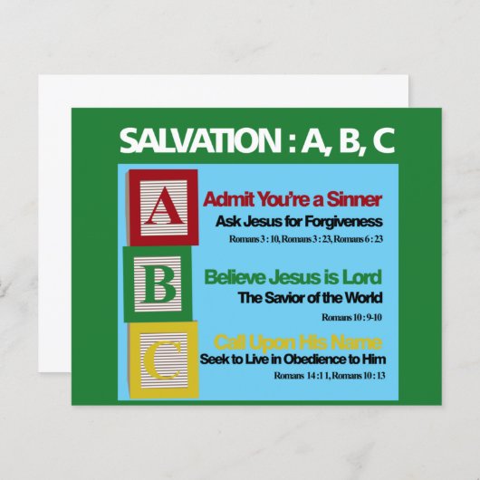 救済ABCカード (正面/裏面)