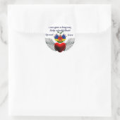 救済Haiti_Stickerの再構築 ラウンドシール (バッグ)