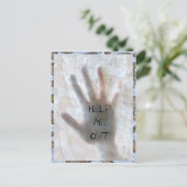 救済Me Outのカスタマイズ可能はがき ポストカード (スタンド正面)