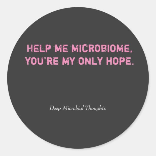 救済Microbiomeシール ラウンドシール (正面)