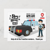 救済Postages ポストカード (正面/裏面)