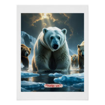 救済Us – 薄い氷の上にホッキョクグマ