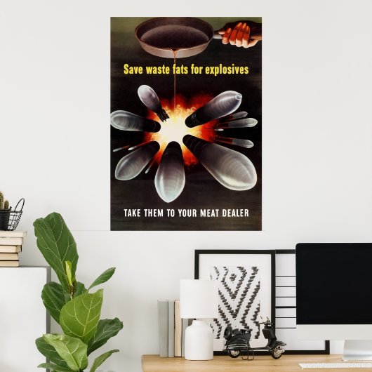 救火薬廃脂 ポスター (ホームオフィス)
