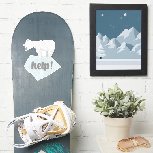 救熊 シール (スノーボード)