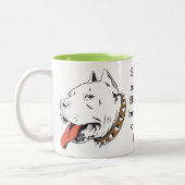 救牛の飼育を禁止 ツートーンマグカップ (左)