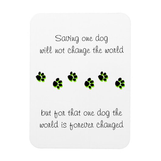 救犬の磁石救の一命 マグネット (縦)