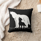 救狼 クッション (ブランケット)