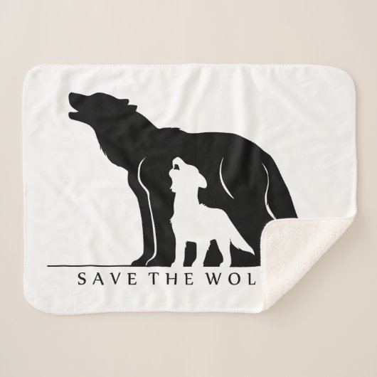救狼 シェルパブランケット (正面(横))