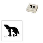 救狼 ラバースタンプ (押印)