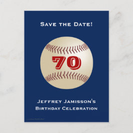 救生誕70年月野球部 案内ポストカード
