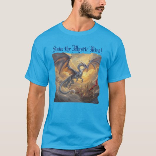 「救神秘的な鳥」 Tシャツ (正面)