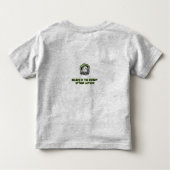 救私 – メッセージを衣服インスパイア! トドラーTシャツ (裏面)
