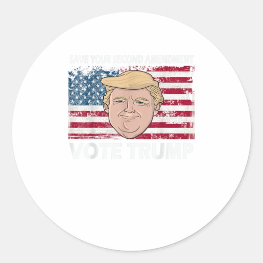 救第2回修正投票トランプ ラウンドシール (正面)