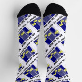 救絶滅寸前の青クジラ ソックス (上部)