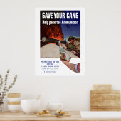 救缶は救済弾薬を通せ ポスター (キッチン)