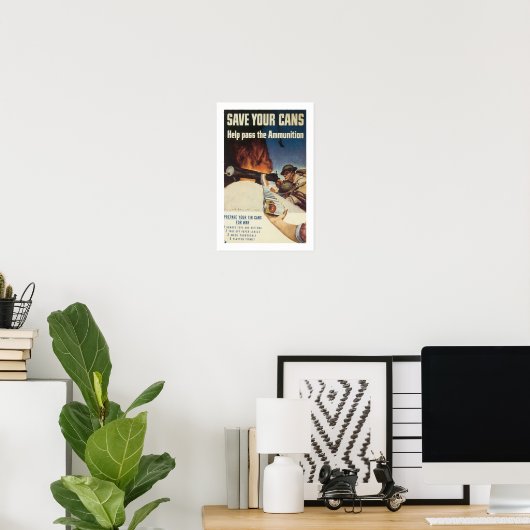 救缶 ポスター (ホームオフィス)