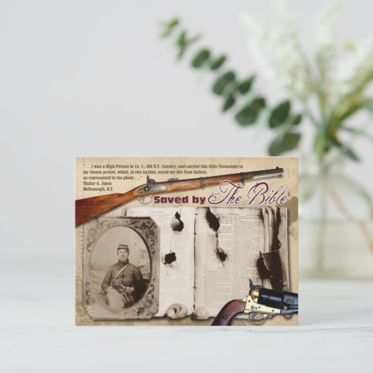 救聖書に！ ポストカード (スタンド正面)