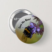 「救蜂だ！」 バッジ (正面&裏面)