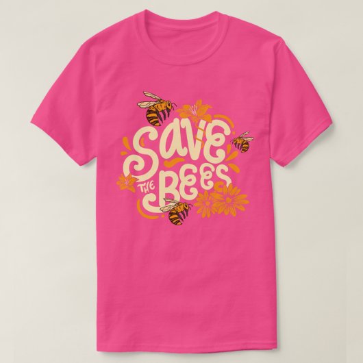 救蜂の環境保護主義者の贈り物 Tシャツ (デザイン正面)