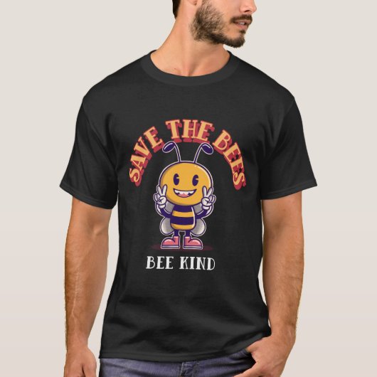 救蜂は親切だ Tシャツ (正面)