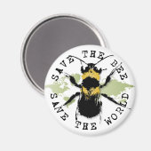 救蜂は…救世界!冷蔵庫用マグネット マグネット (正面/裏面)