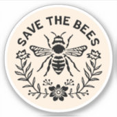 救蜂 シール (正面)
