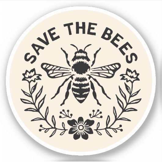 救蜂 シール (正面)