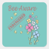 救蜂 スクエアシール (正面)