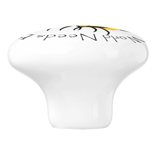 救蜂 セラミックノブ (側面)