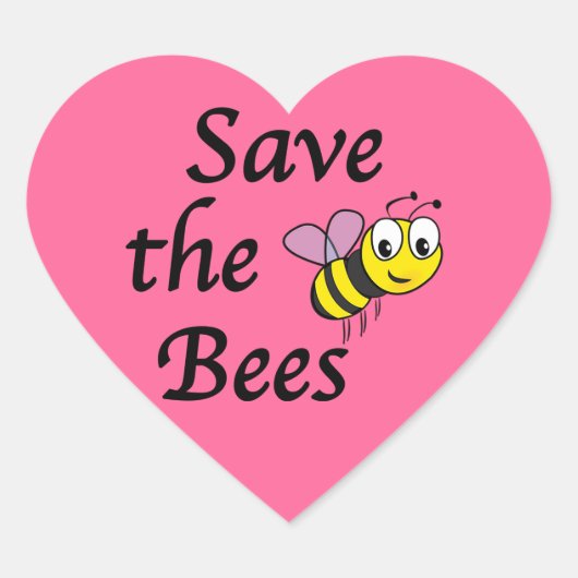 救蜂 ハートシール (正面)