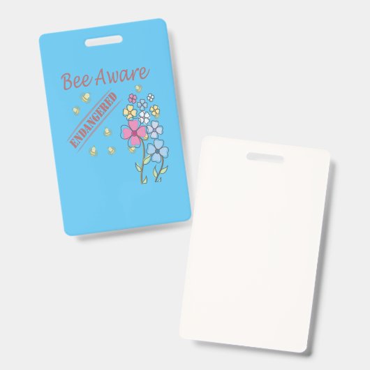 救蜂 バッジ (Front & Back)