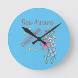 救蜂 ラウンド壁時計