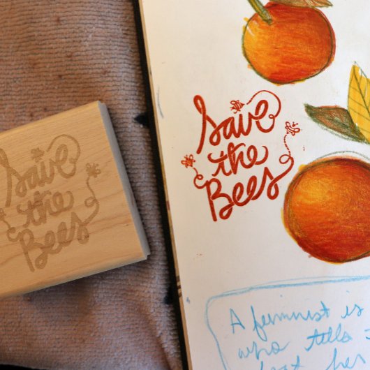 救蜂 ラバースタンプ