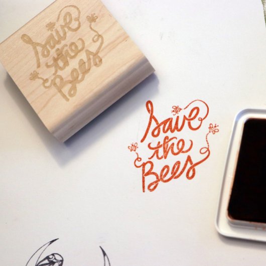 救蜂 ラバースタンプ