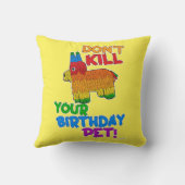 救誕生日ペットピおもしろいナタモットー クッション (裏面)