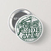 救車に乗る 缶バッジ (正面&裏面)