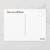 救野馬 ポストカード (裏面)