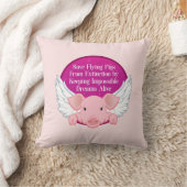 救飛んでいる豚 クッション (ブランケット)