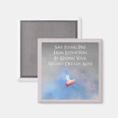 救飛んでいる豚 マグネット (正面/裏面)