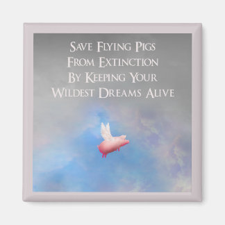救飛んでいる豚 マグネット